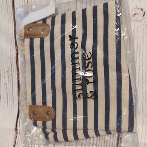 Summer & Rose Canvas Tote NWT